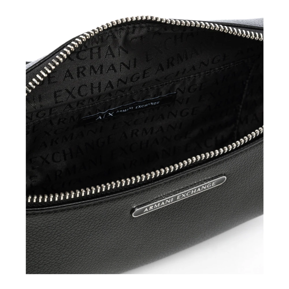 Armani Exchange Stijlvolle Heuptas met Verstelbare Band Black Heren