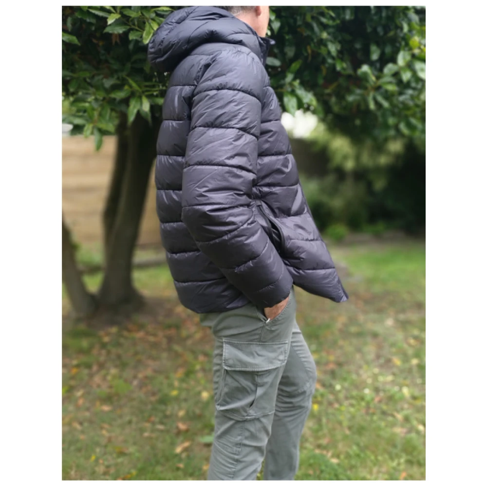 aeronautica militare Gewatteerde Hoodie Black Heren