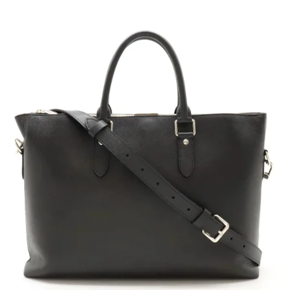Louis Vuitton Vintage Pre-owned Leather louis-vuitton-bags Black Heren