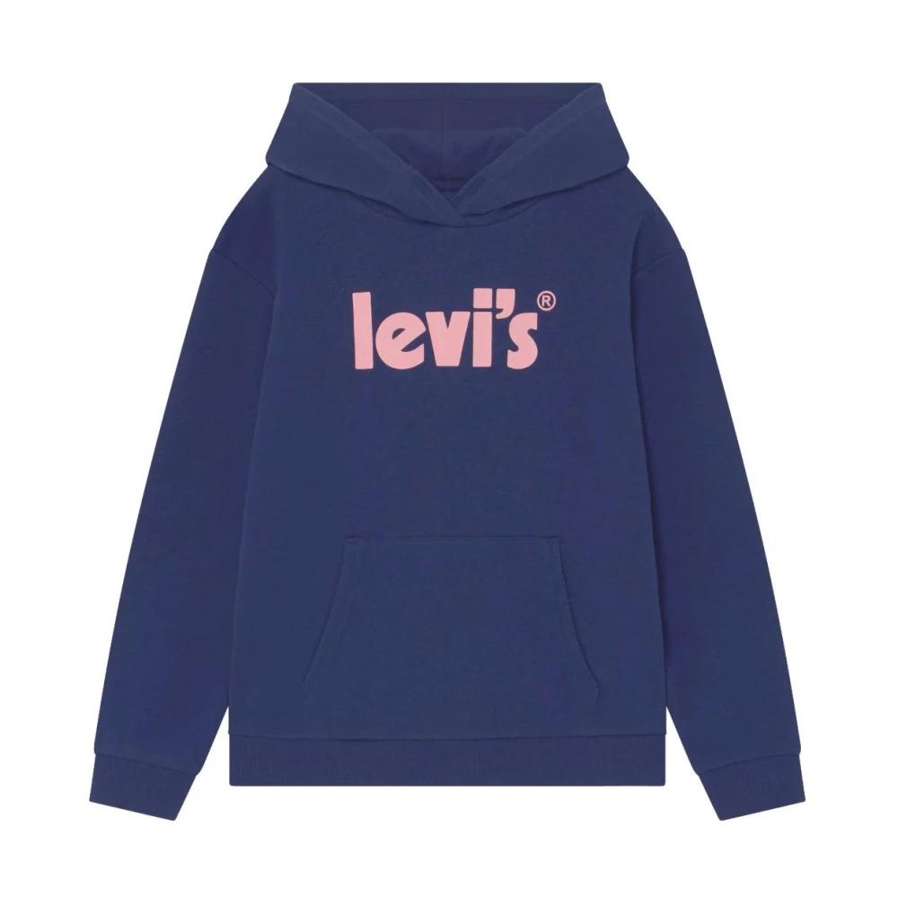 Levi's Blå hoodie Blue, Flicka