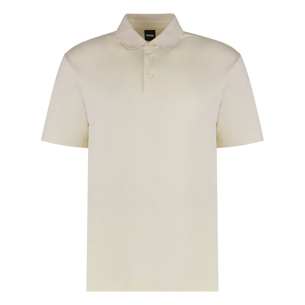Hugo Men's Beige Polo Shirts, 2XL, Cotton Blend Polo
