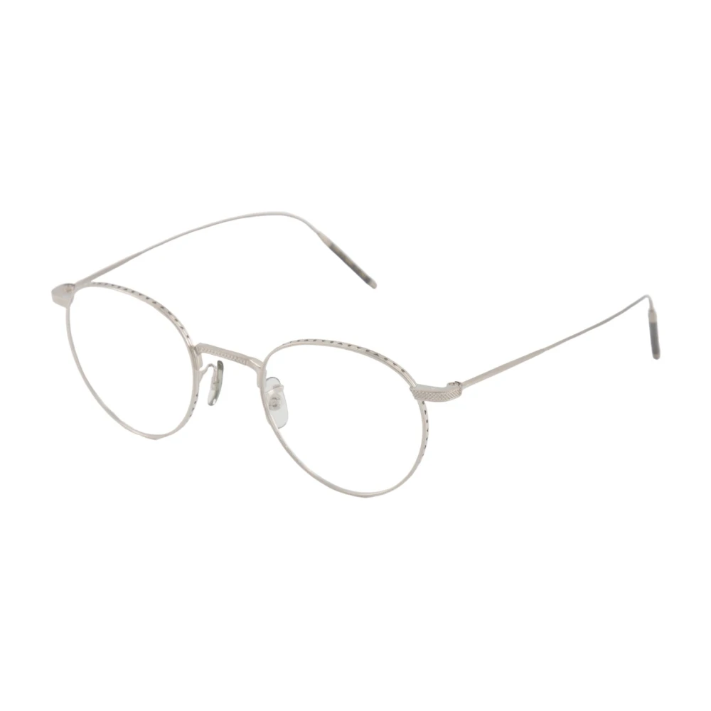Oliver Peoples Geborsteld Zilver Stijlvolle Bril Gray Unisex