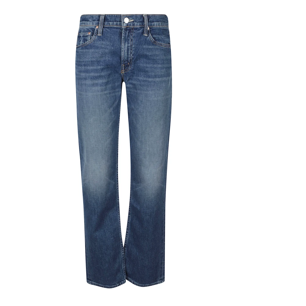 Mother Slim Fit Denim Jeans Blue Dames