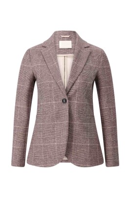 blazer-en-coton-a-carreaux