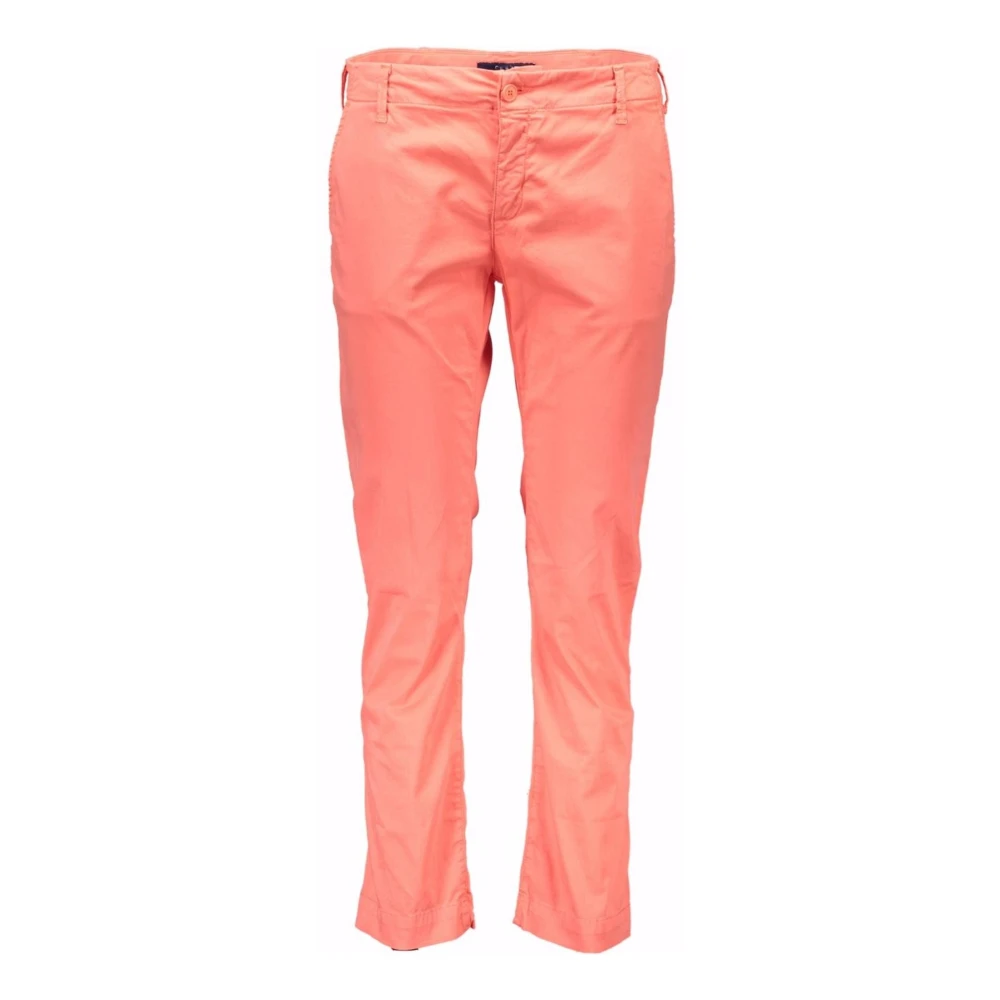 Gant Bomull Denim Byxor Pink, Dam