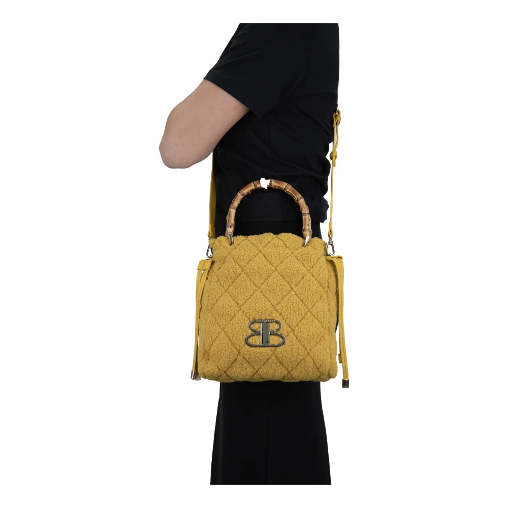 Tosca Blu Schoudertas voor Dames met Magneetsluiting Yellow Dames