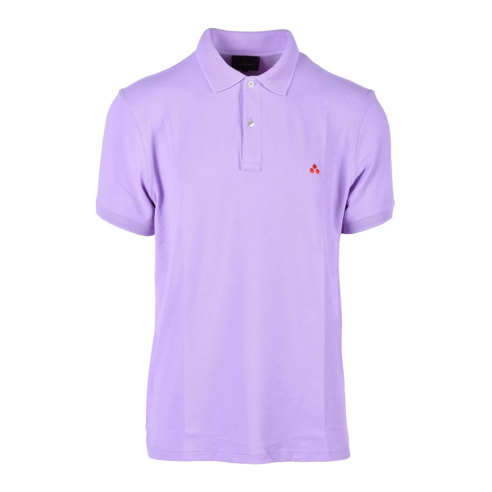 Peuterey Stijlvolle Polo Shirt met Elastaan Purple Heren