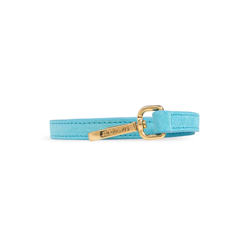 Jacquemus Schoudertas Le Grand Bambino Blue Dames