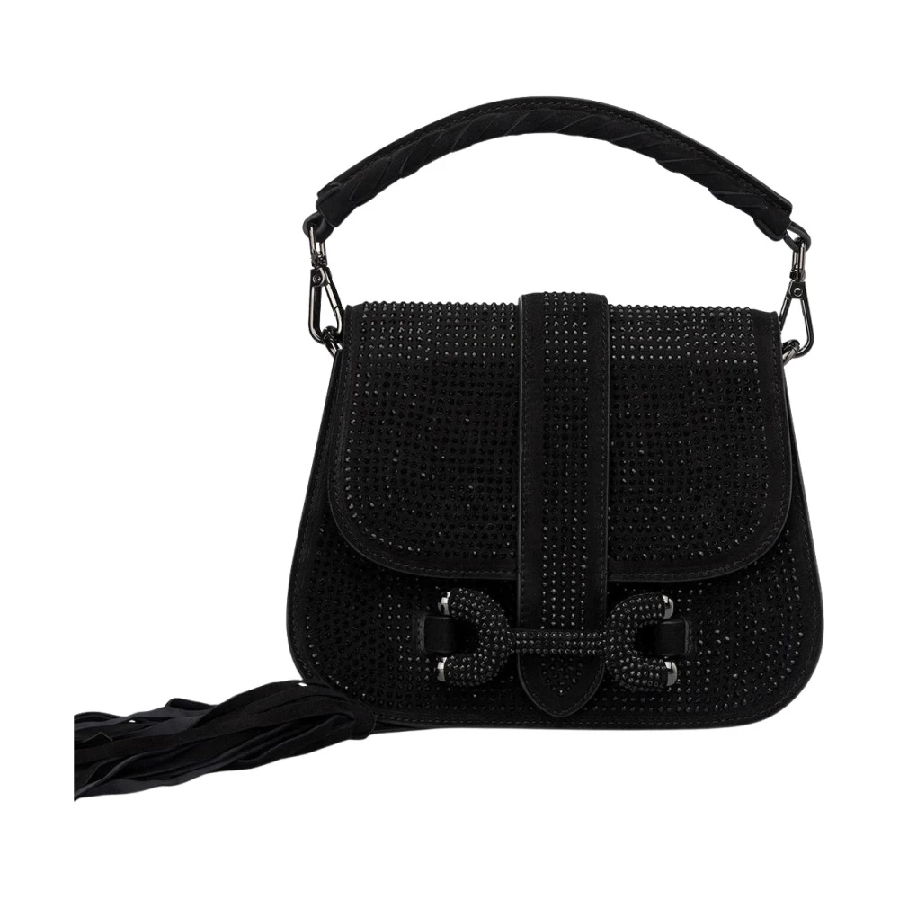 Alma en Pena Handtas bedekt met glitter Black Dames