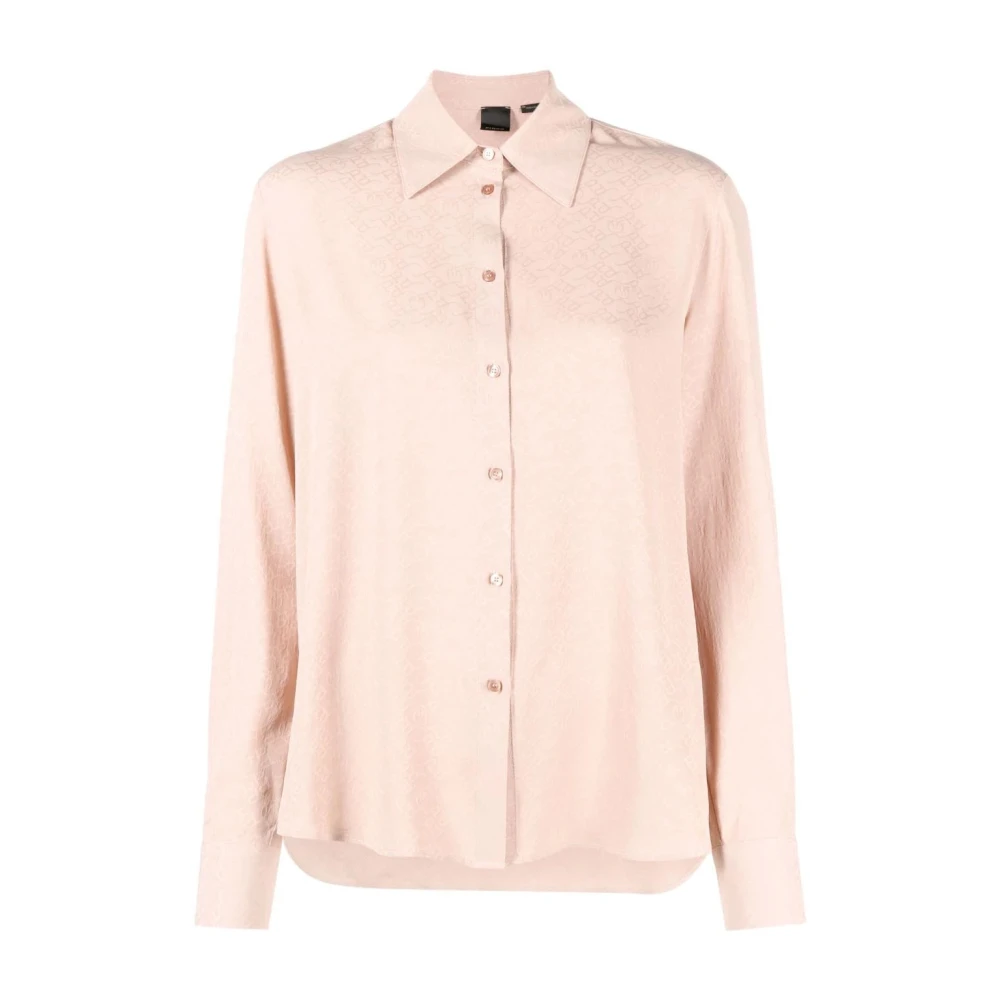 Pinko Women's Beige Elegant Long Sleeve Shirt - Shirts - Xl - Blouses & Shirts