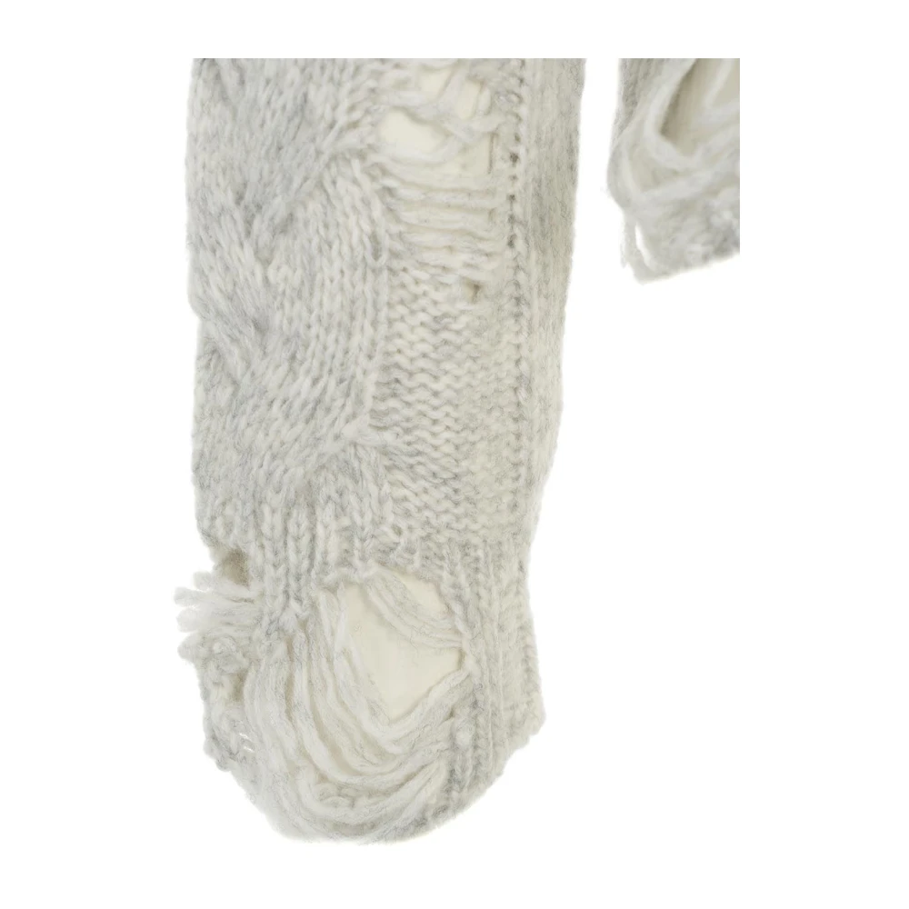 Kaos Grijze Gebreide Kleding Aw24 voor Vrouwen Gray Dames