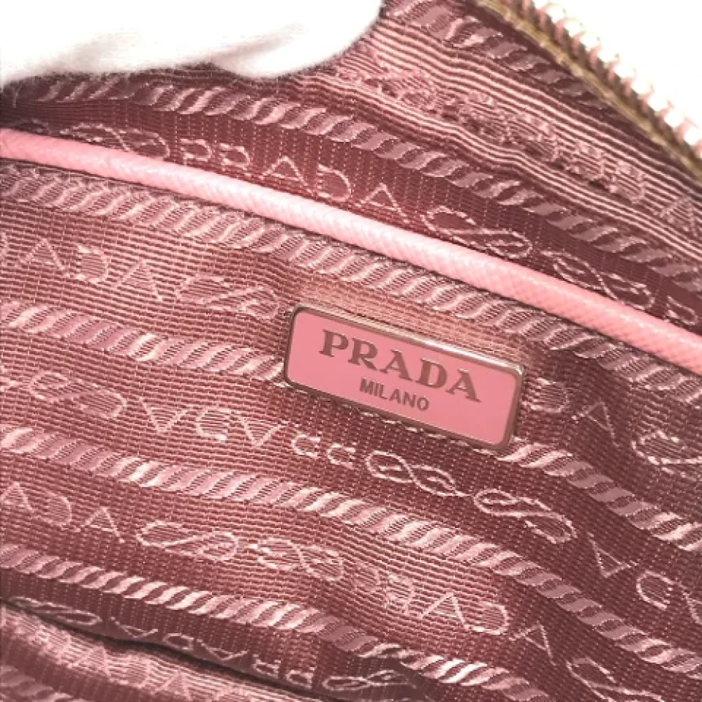 Prada Vintage Pre-owned Leather prada-bags Pink Dames