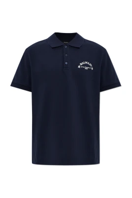 Polo T-shirt med tryck