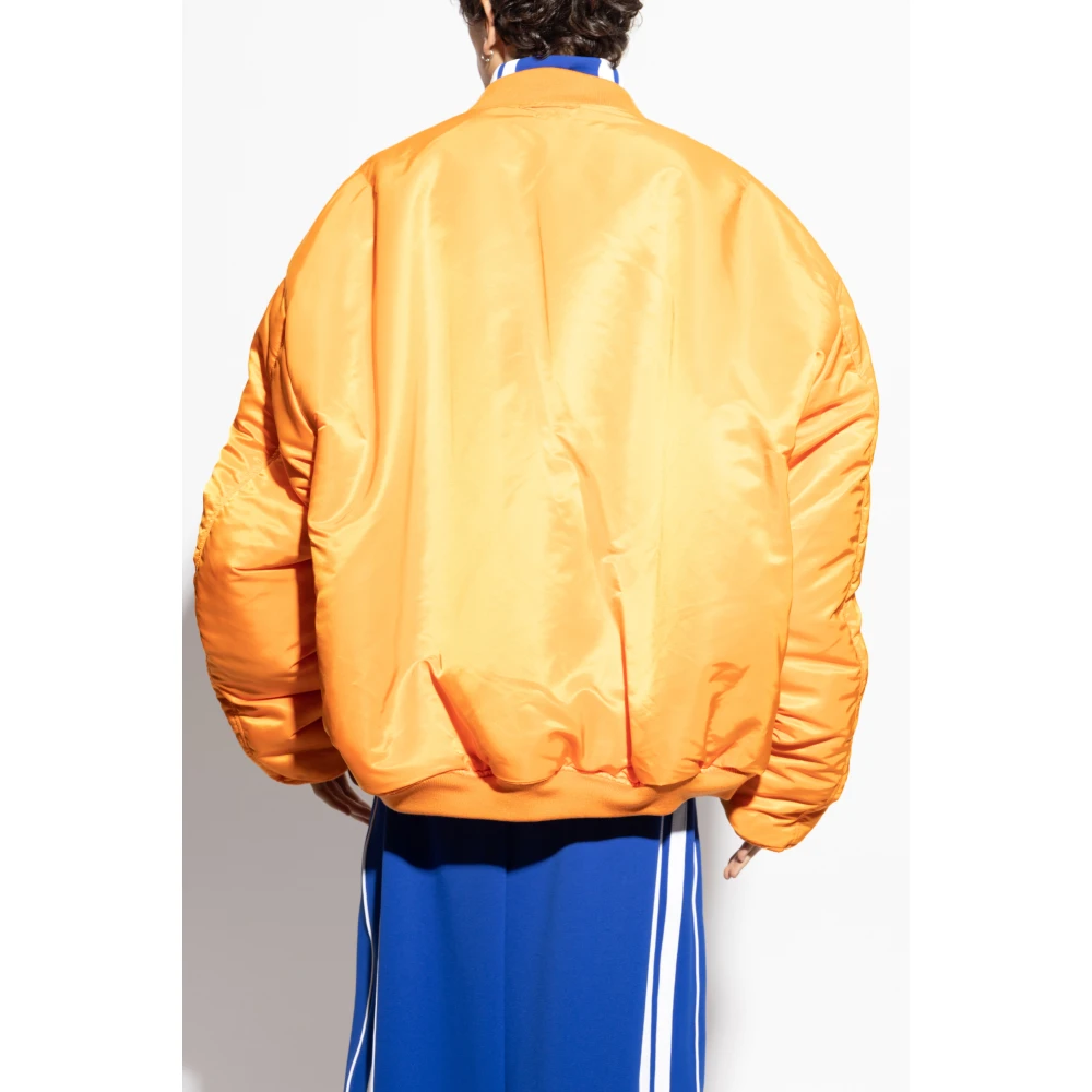 Vetements Leren jack type bomber Black Heren