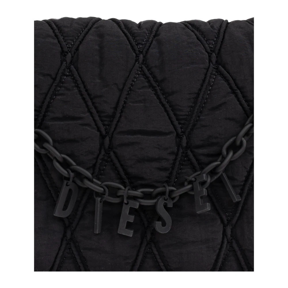 Diesel Schoudertas Charm-D Schouder Black Dames