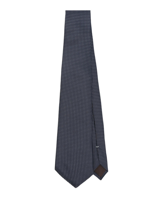 midnight-blue-jacquard-pointed-tip-tie