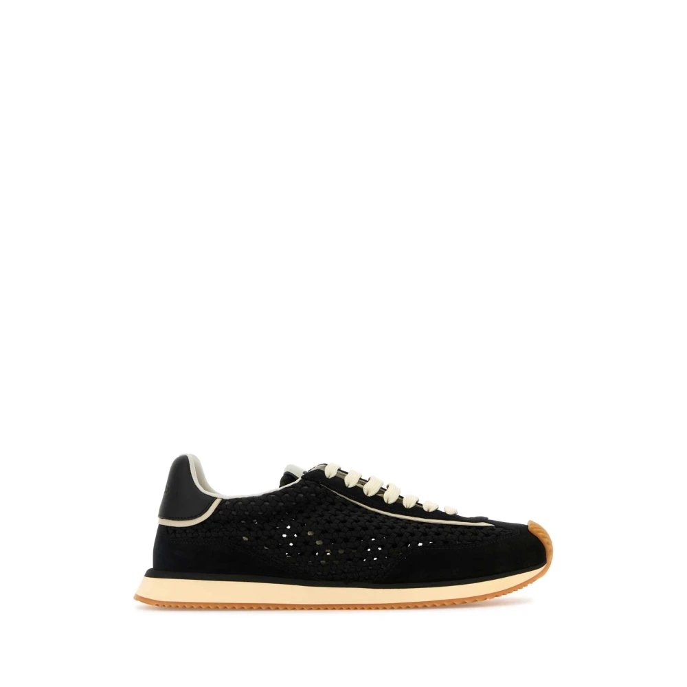 Dolce & Gabbana Fabric Sneakers Heren Schoenen Zwart