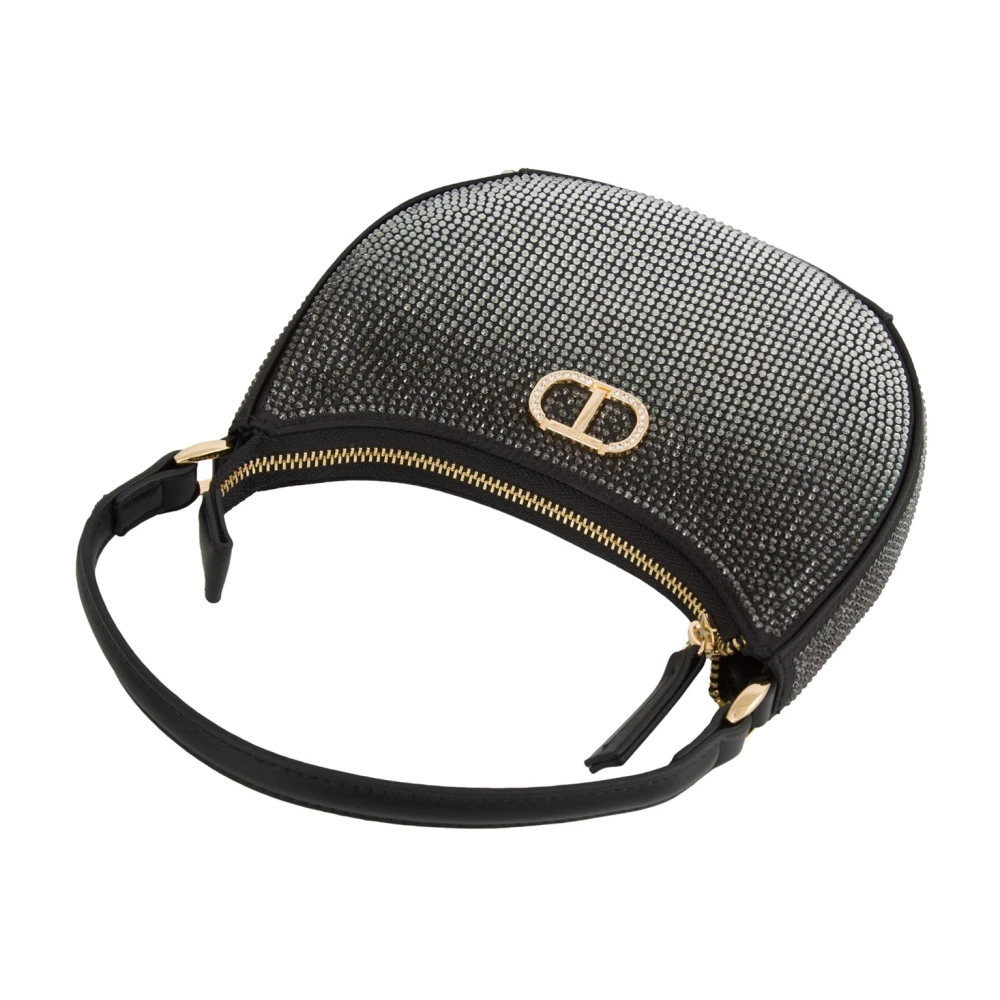 Twinset Zwarte Hobo Tas Black Dames
