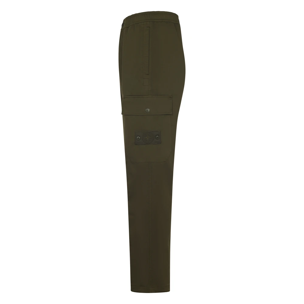 Stone Island Groene Cargo Jogger Broek Green Heren