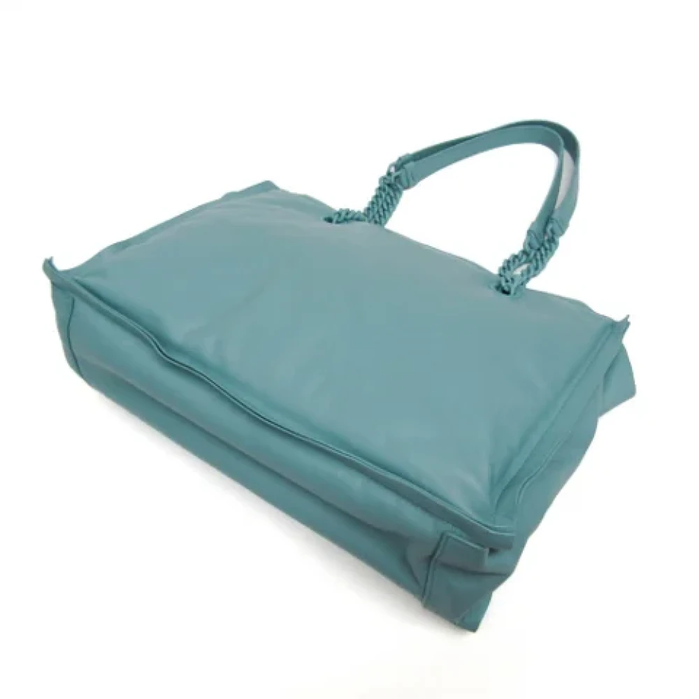 Salvatore Ferragamo Pre-owned Leather shoulder-bags Green Dames