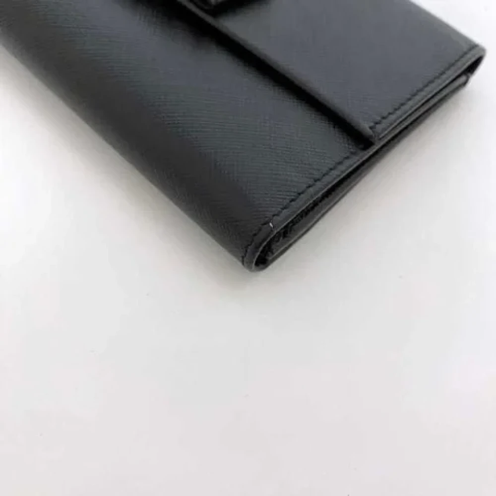 Salvatore Ferragamo Pre-owned Leather wallets Black Dames