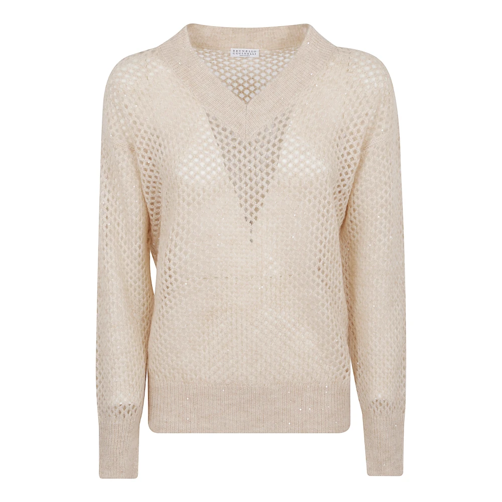 Knitwear > V-neck Knitwear - - Brunello Cucinelli - Modalova