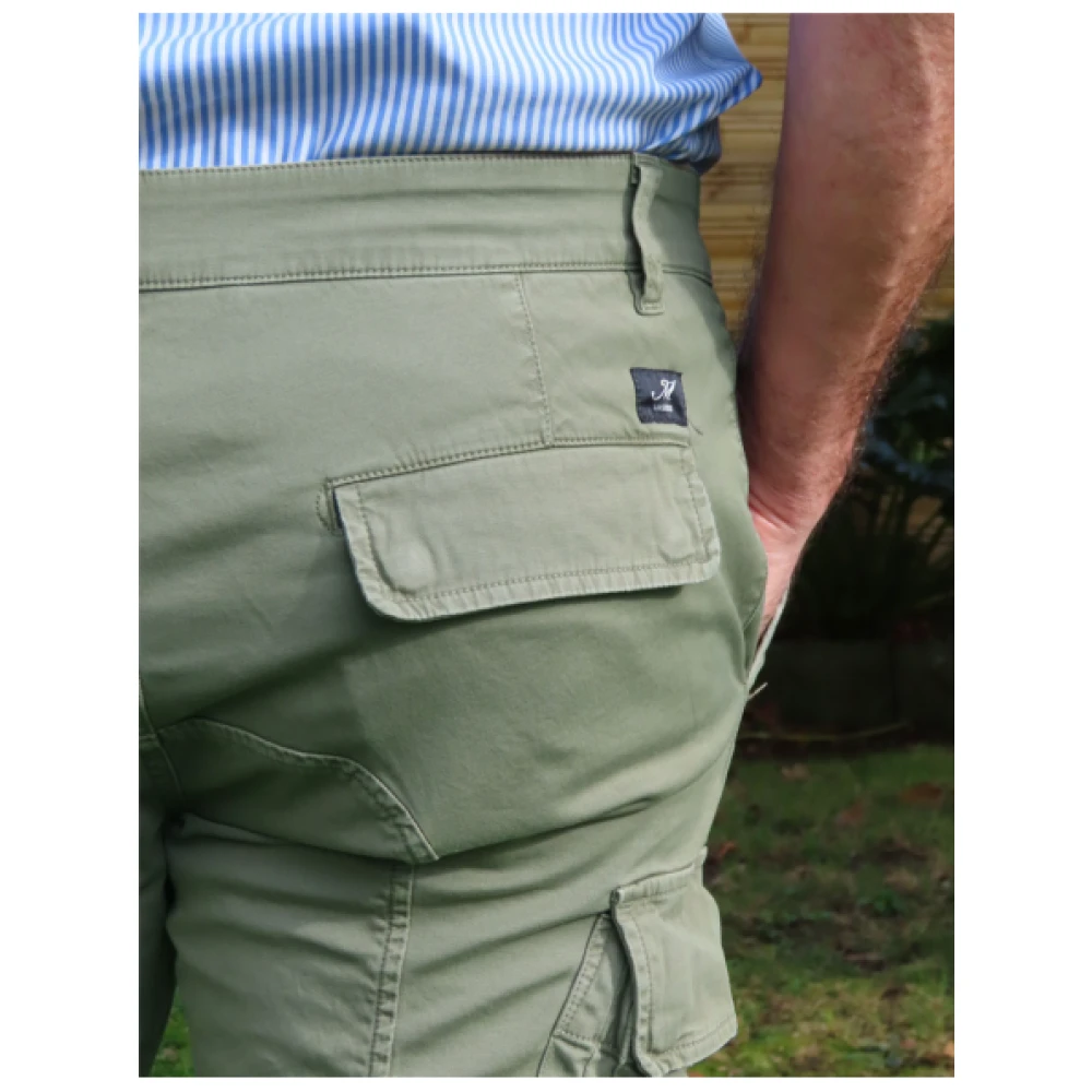 Mason's Extra Slim Cargo Broek Green Heren