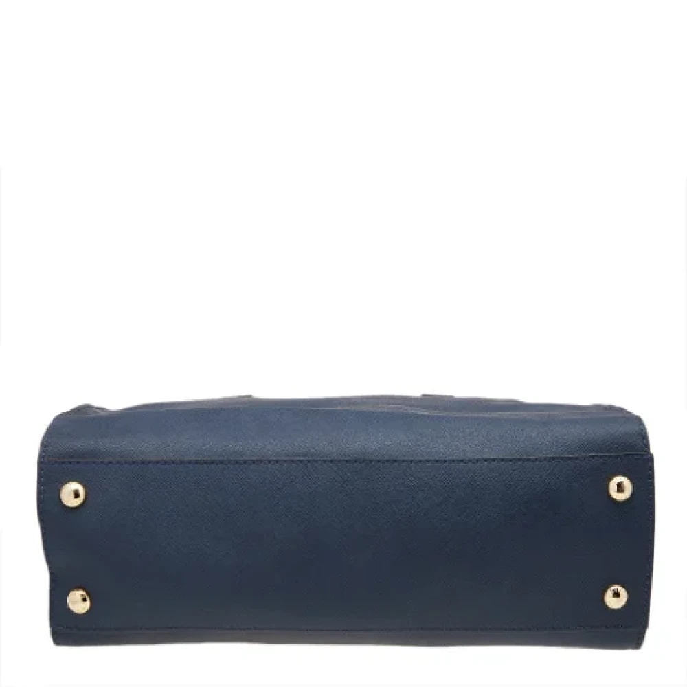 Michael Kors Pre-owned Leather totes Blue Dames