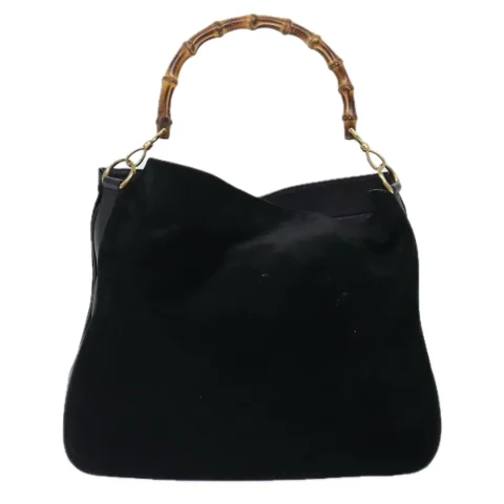 Gucci Vintage Pre-owned Suede gucci-bags Black Dames