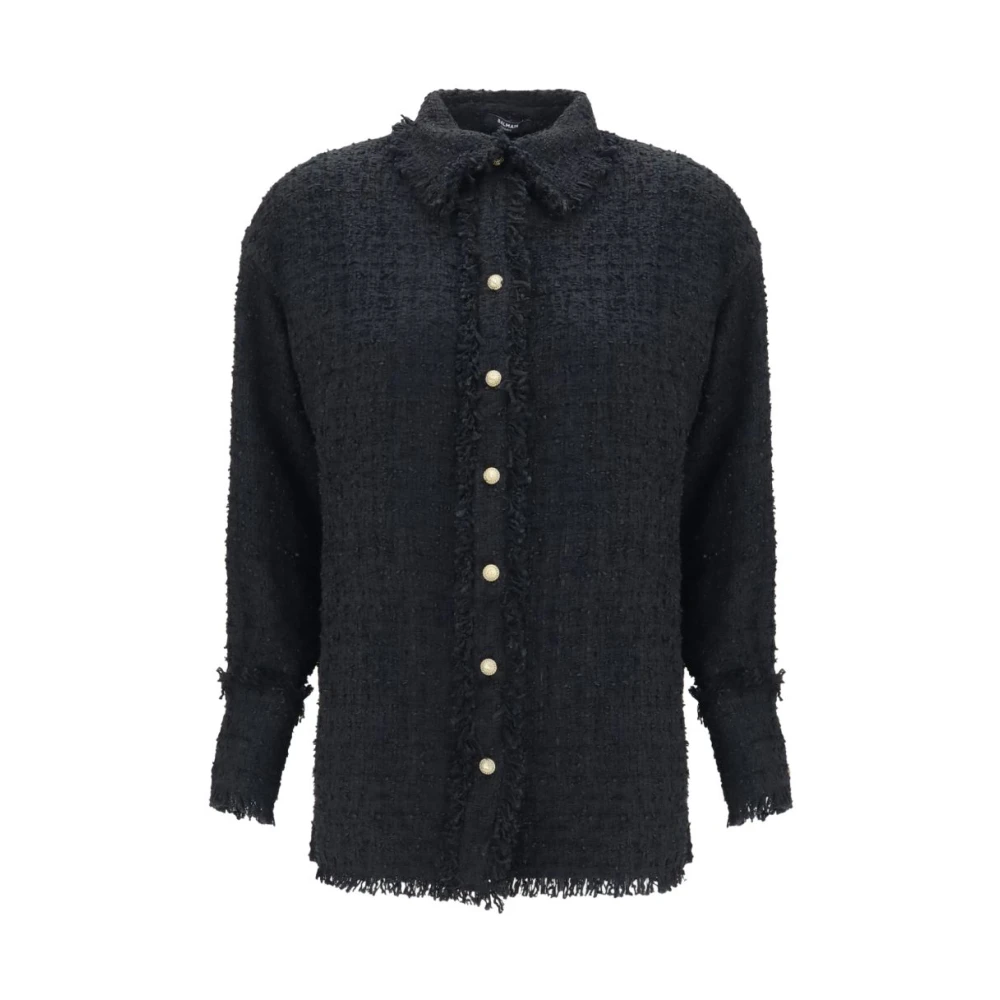 Balmain Donna Nero - Tweed Giacche - Jackets - S