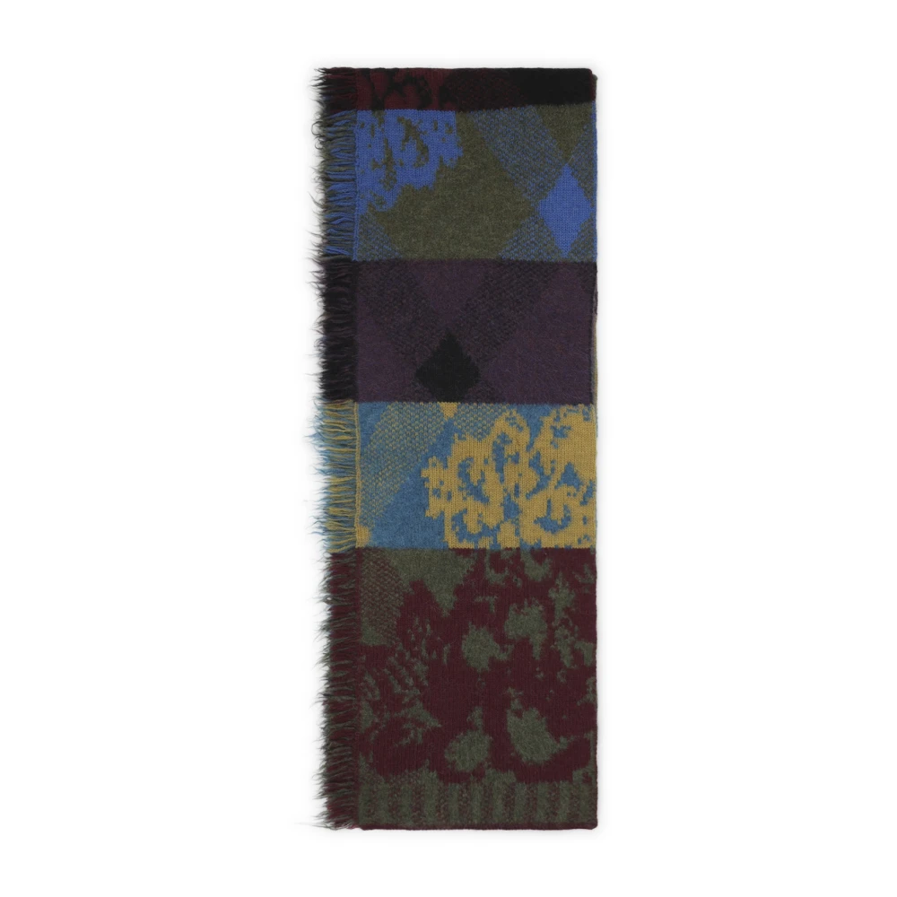 Dries Van Noten Mati Wool Scarf - Man Scarves Purple One Size - Immagine 2