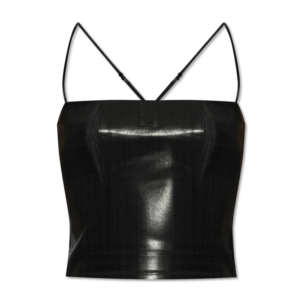 Diesel Donna Nero Top, 2XS, New,