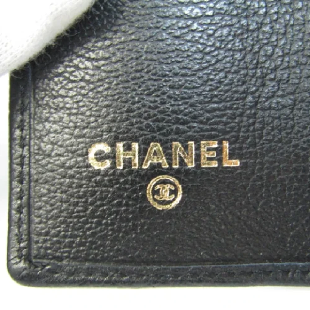 Chanel Vintage Pre-owned Leather home-office Black Dames