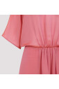 robe-midi-soie-rose-orange-mousseline