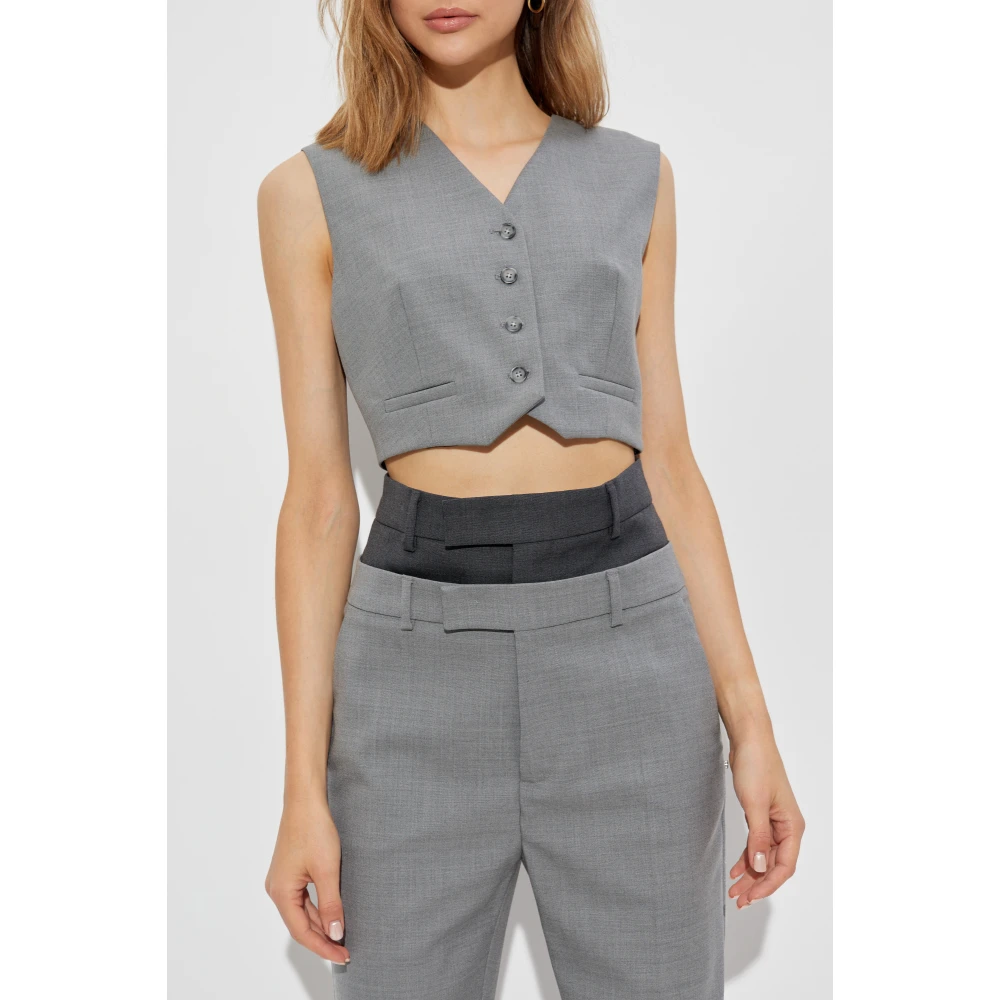 SPORTMAX Vest Adesso Gray Dames