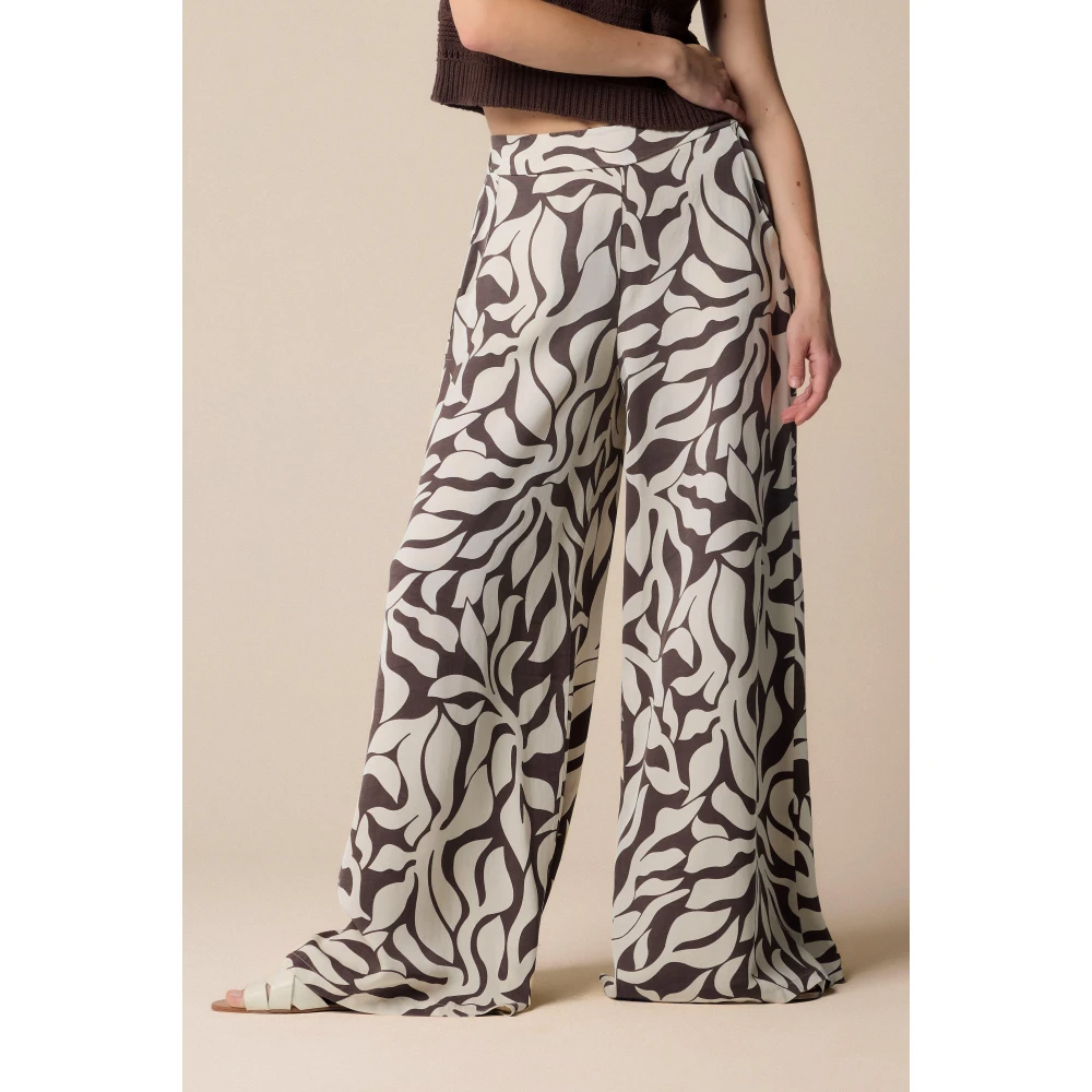 Kocca Wijde bedrukte palazzo broek Multicolor Dames