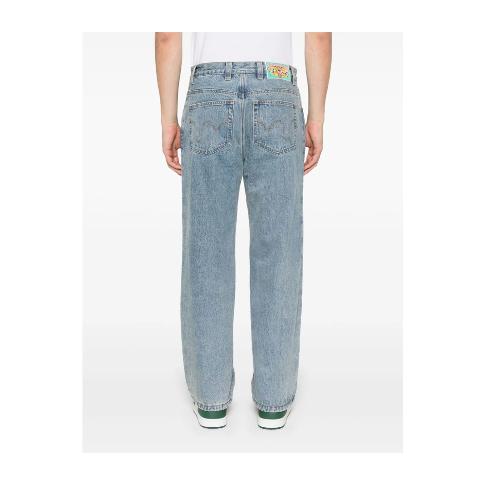 Icecream Heldere Blauwe Jeans met Logoprint Blue Heren