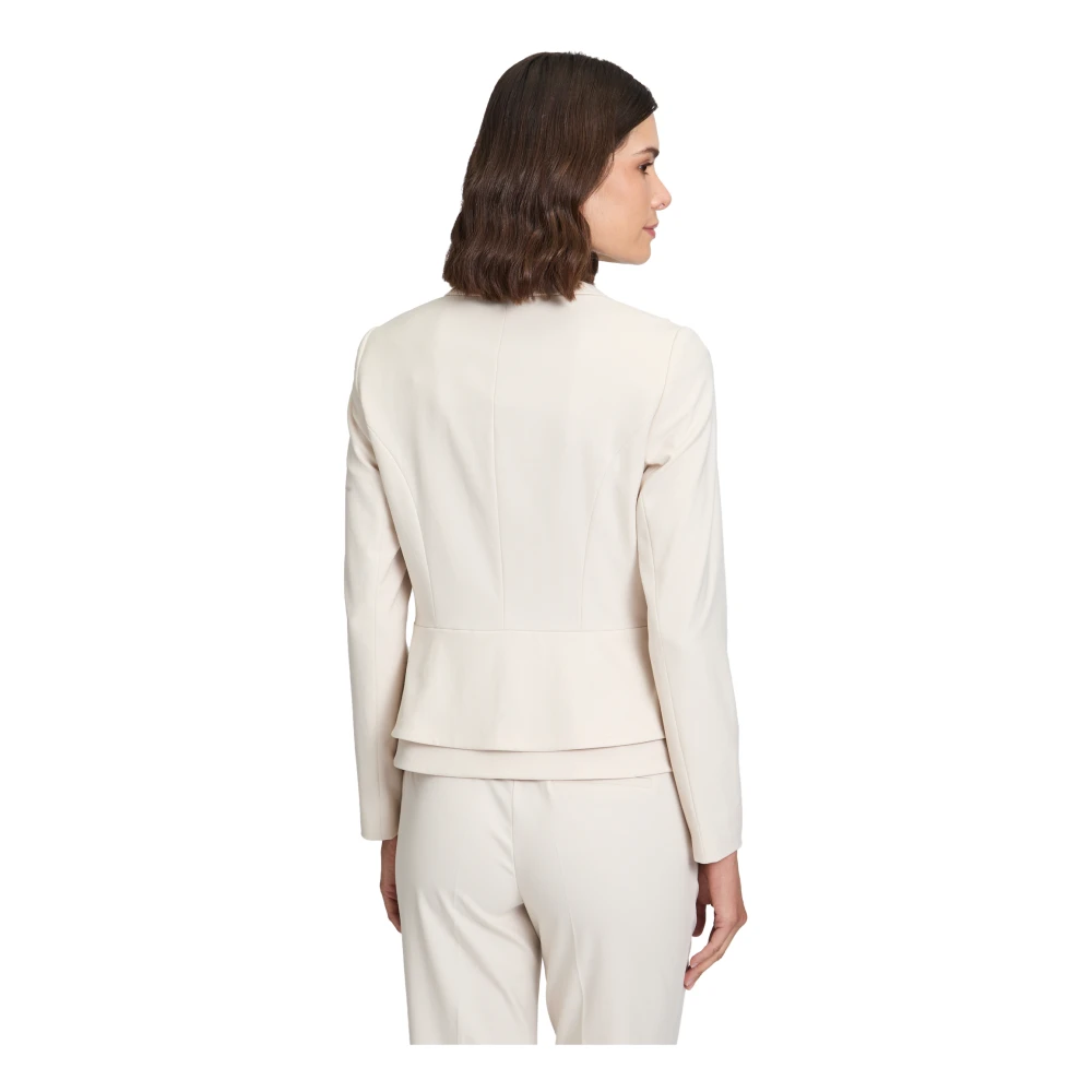 Betty Barclay Getailleerde blazer met lange mouwen Beige Dames