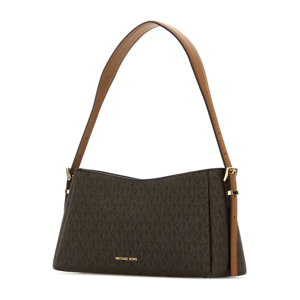 Michael Kors Canvas Schoudertas Brown Dames