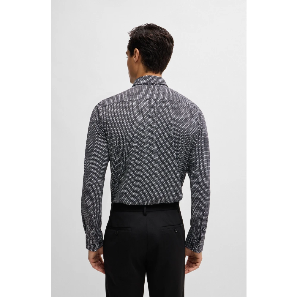 Hugo Boss Stijlvol Overhemd Black Heren