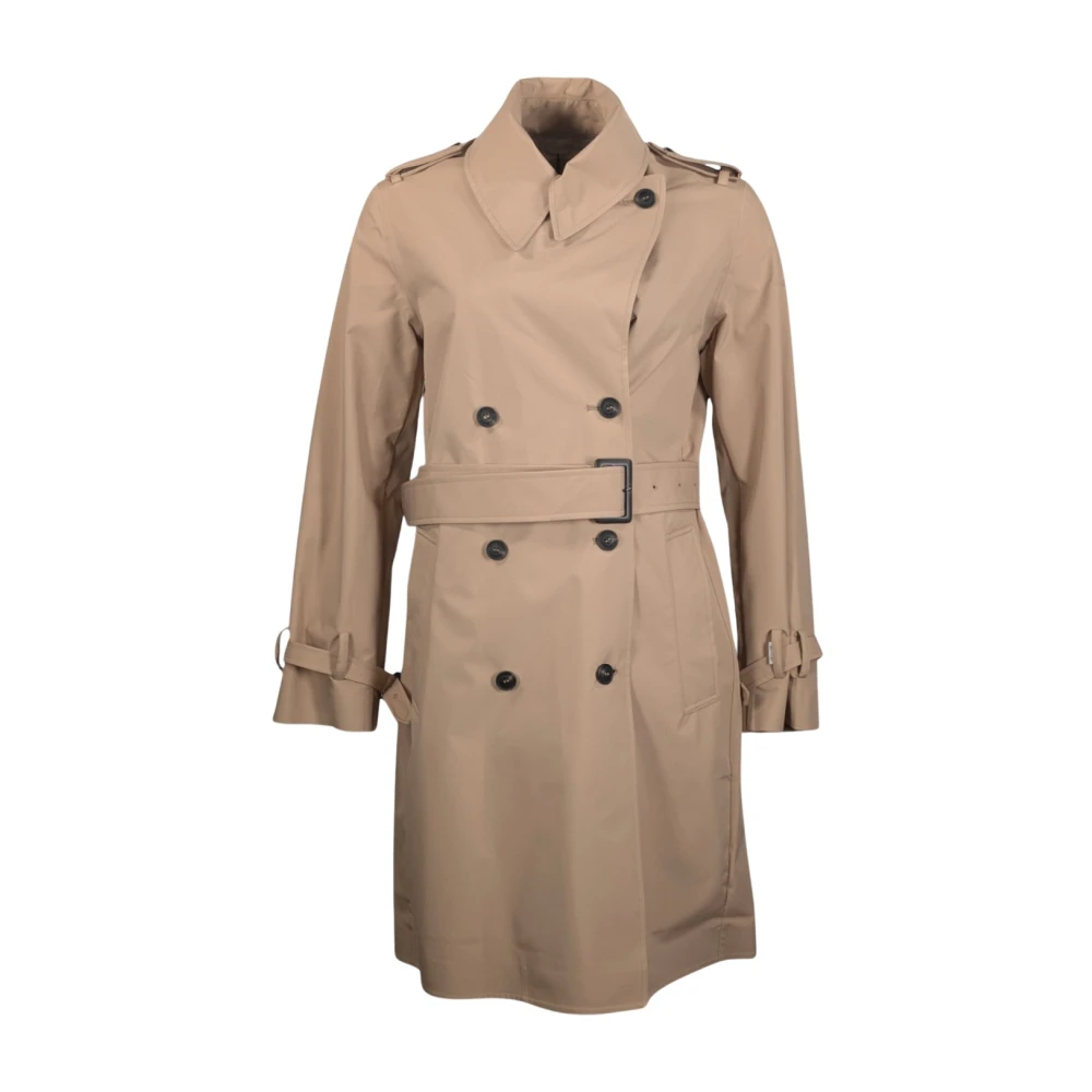 Save The Duck Women's Beige Trench Coats, M, Talya Trench