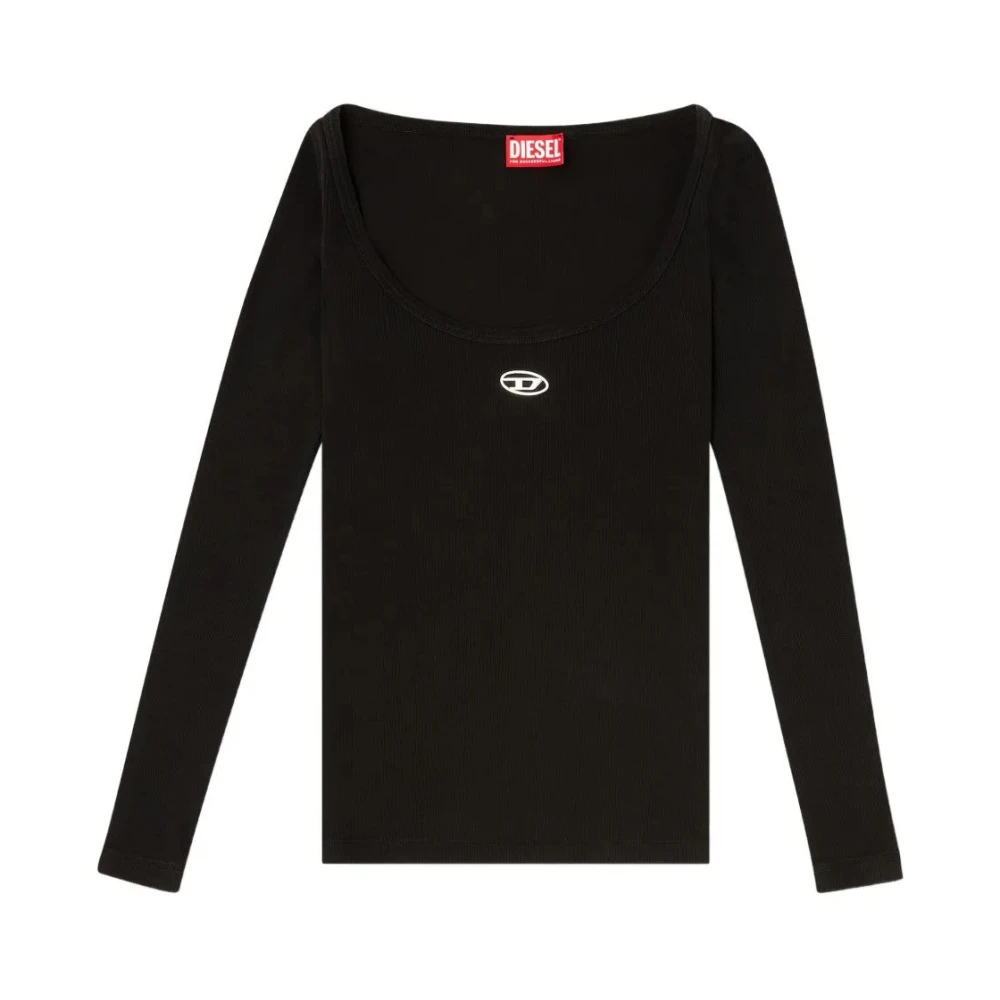 Diesel Long Sleeve Top - Female - Long Sleeve T-Shirts - Black - Xs - Tops
