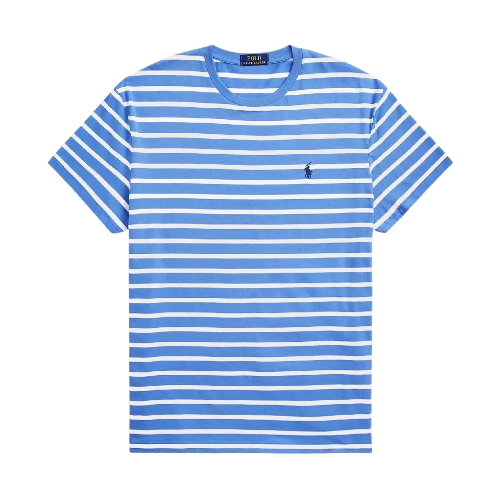 Ralph Lauren Gestreept T-shirt met klassieke pasvorm Blue Heren