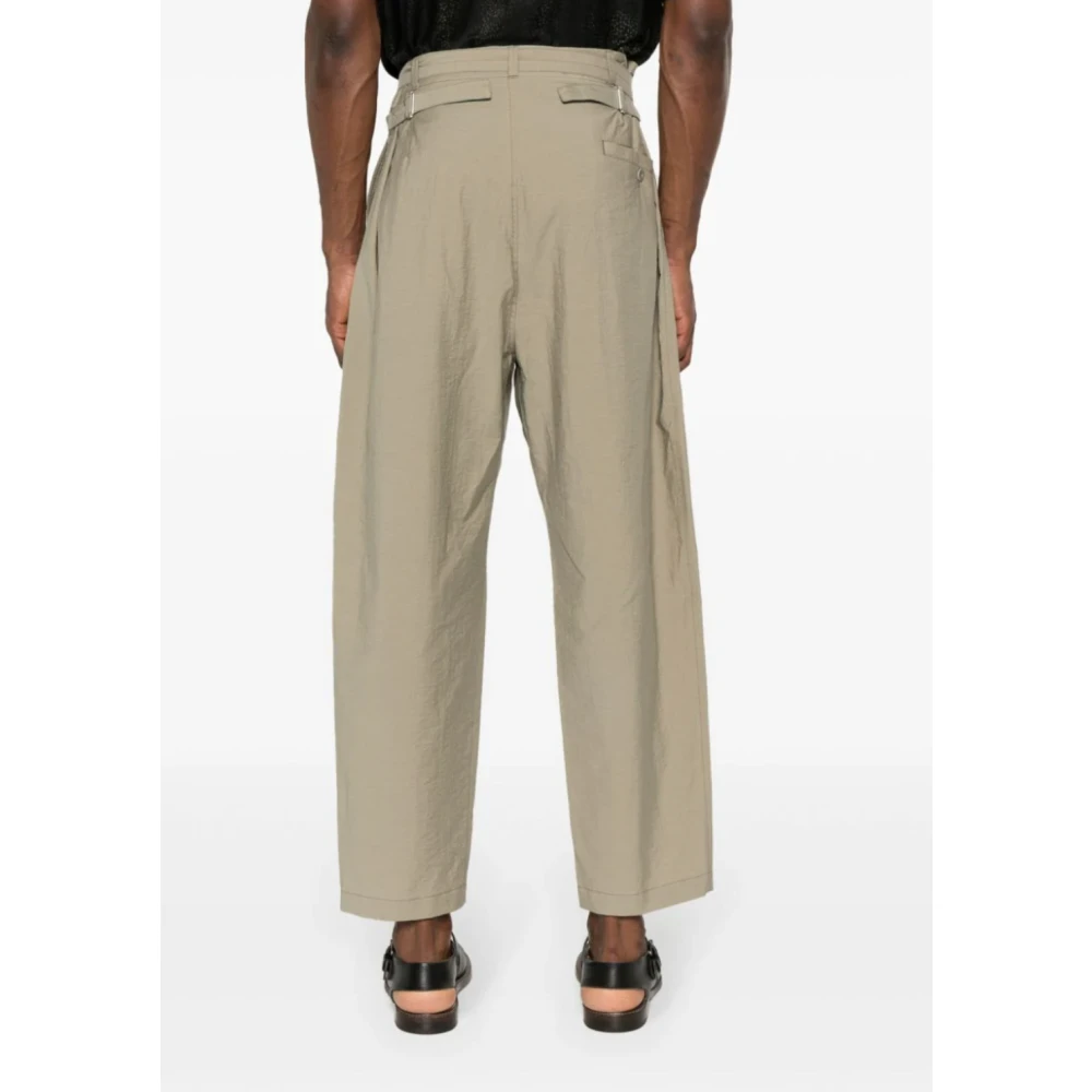 Lemaire Stijlvolle Wortelbroek in Khaki Beige Heren