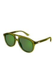 Grüne Piloten-Sonnenbrille mit retro London Inspiration