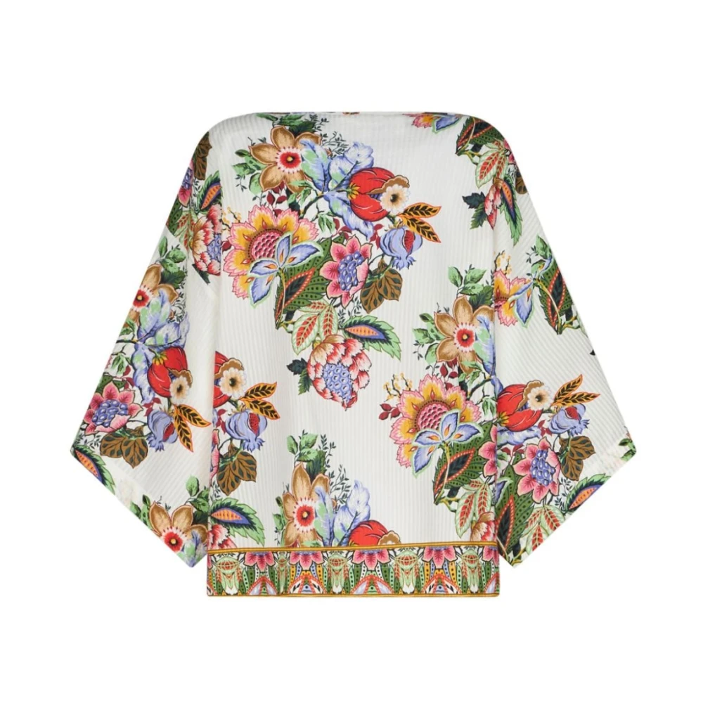 ETRO Bloemenprint Boeket Blouse Multicolor Dames