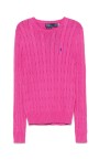 pull-fuchsia-avec-col-rond