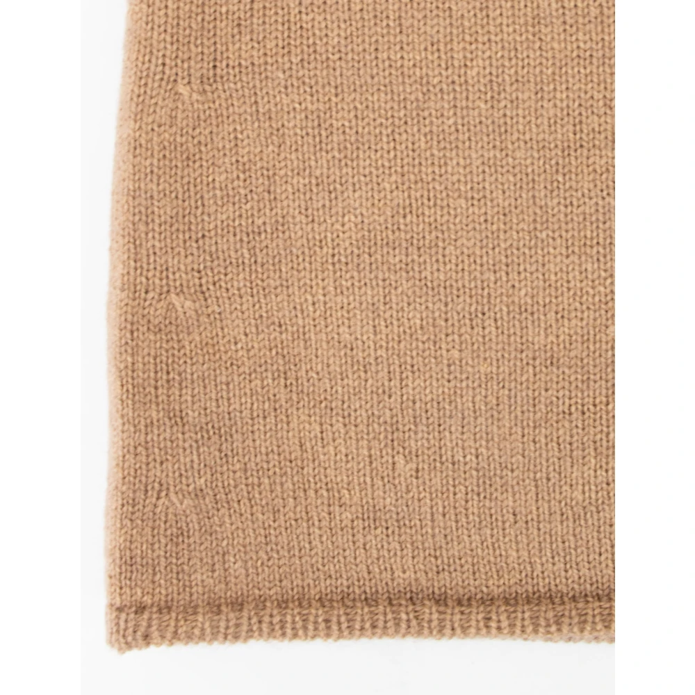 Le Tricot Perugia Elegant Turtleneck Jumper Brown Dames