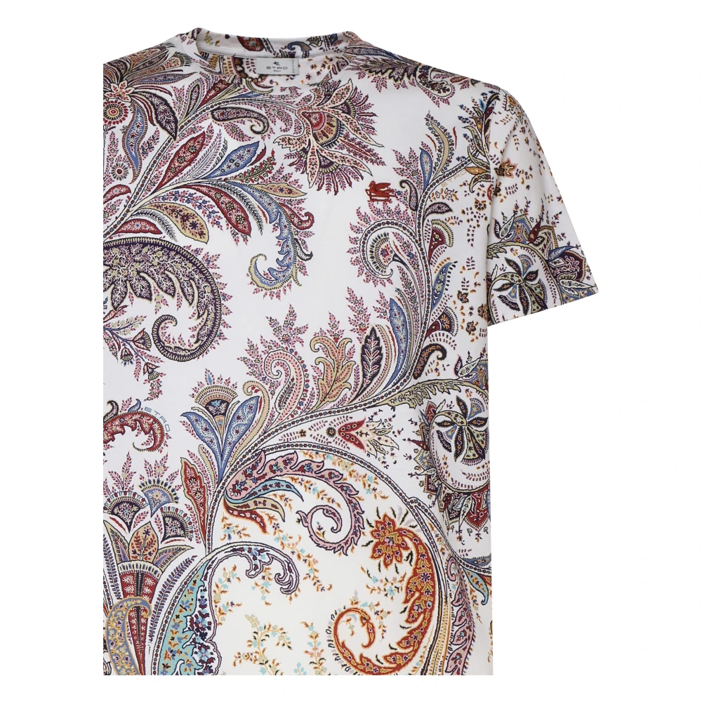 ETRO Gestreept Katoenen T-shirt Multicolor Korte Mouwen Multicolor Heren