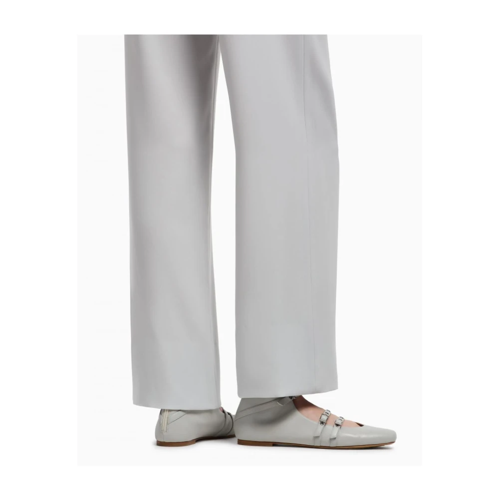 Emporio Armani Polyester Broek Gray Dames